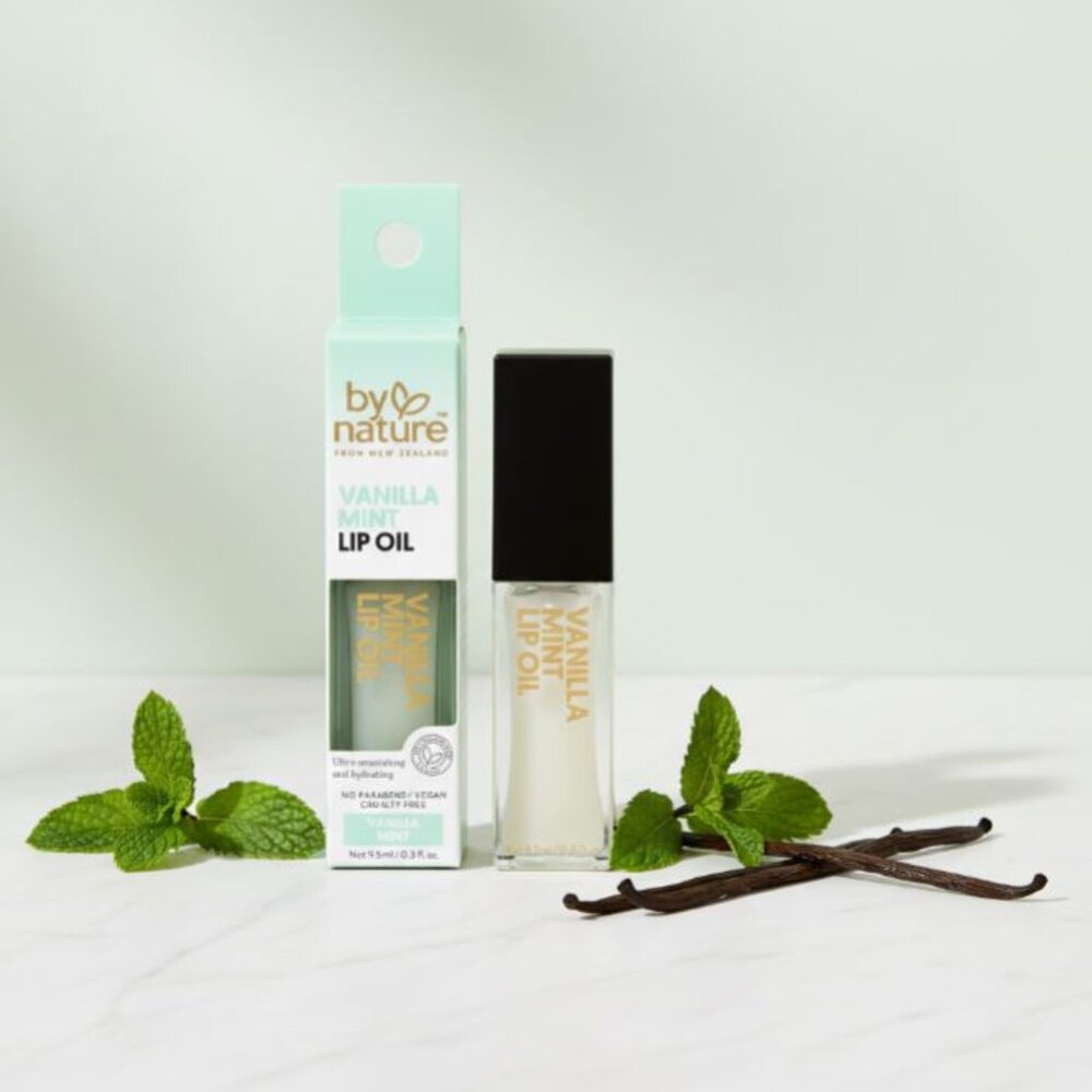 By Nature Vitamin E Lip Oil – Vanilla Mint Flavor